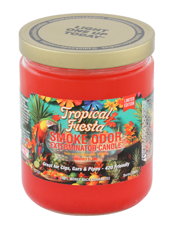 Tropical Fiesta Smoke Odor Exterminator Jar Candle – 13 oz