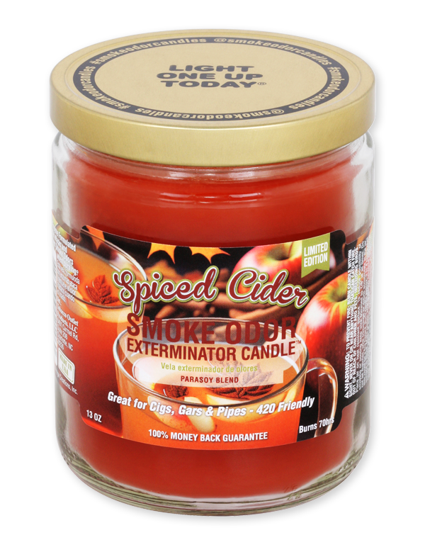 Spice Cider Smoke Odor Exterminator Jar Candle – 13 oz