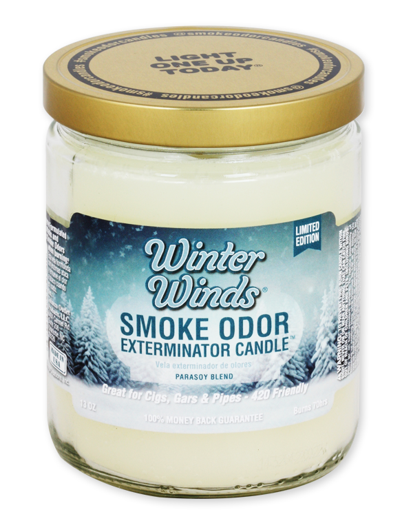 Winter Winds Smoke Odor Exterminator Jar Candle – 13 oz
