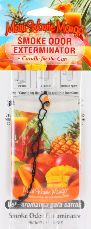 Maui Wowie Mango Smoke Odor Exterminator Car Hanger