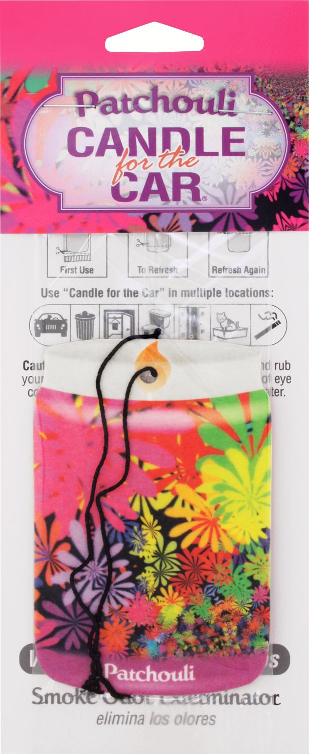 Patchouli Amber Smoke Odor Exterminator Car Hanger