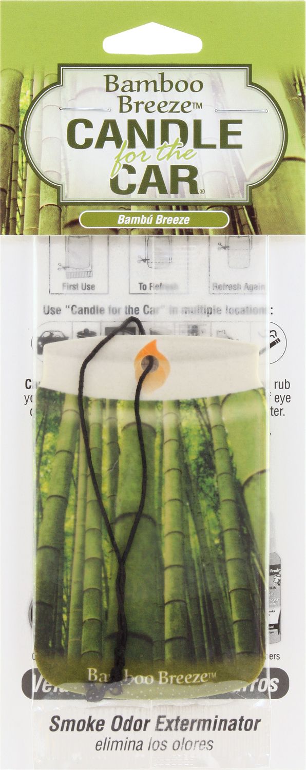 Bamboo Breeze Smoke Odor Exterminator Car Hanger