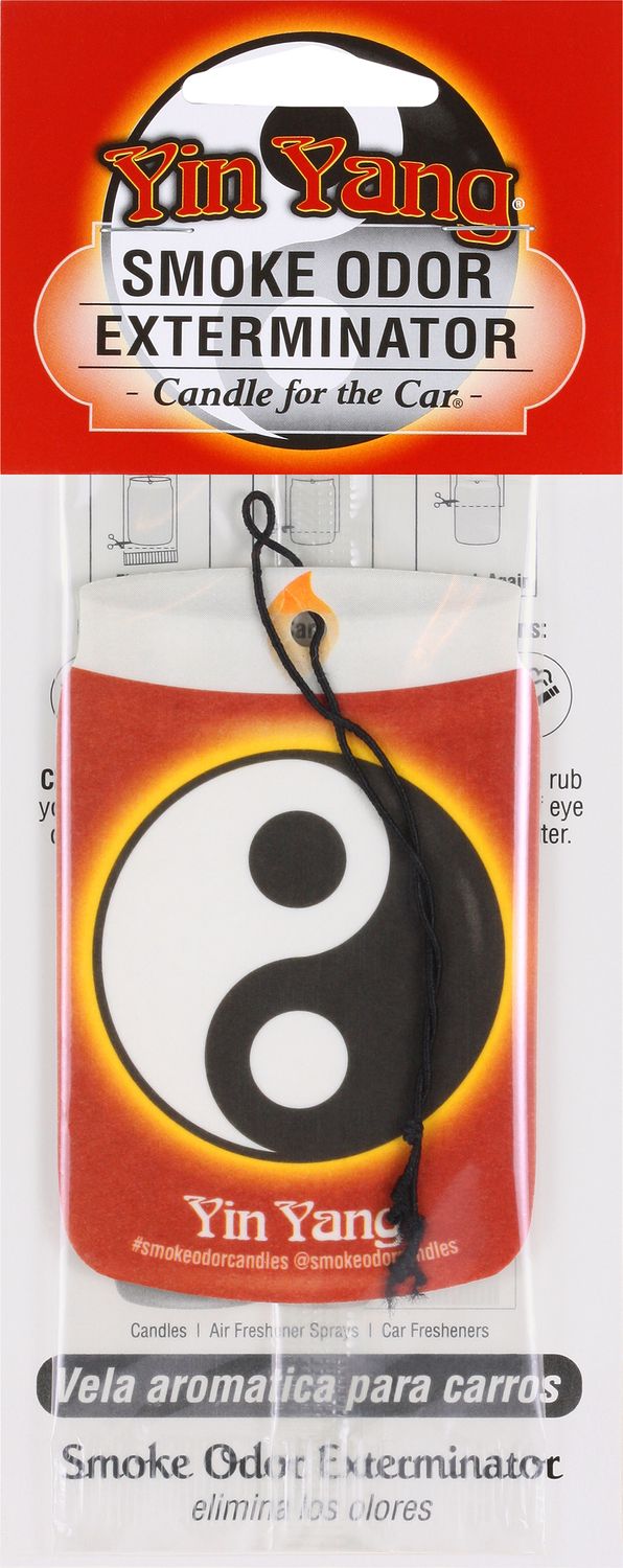 Yin Yang Smoke Odor Exterminator Car Hanger
