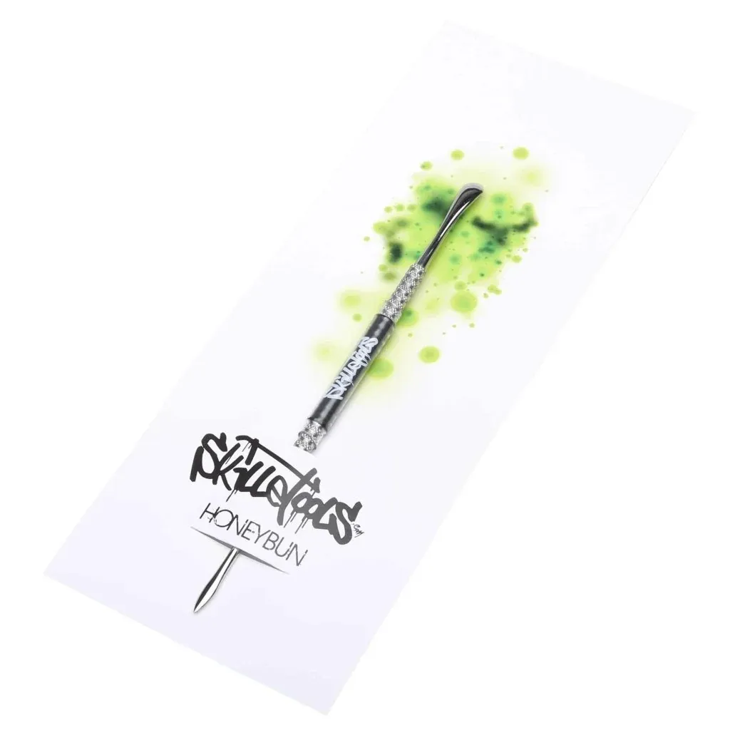 Skilletools HoneyBun Dab Tool, Color: Silver