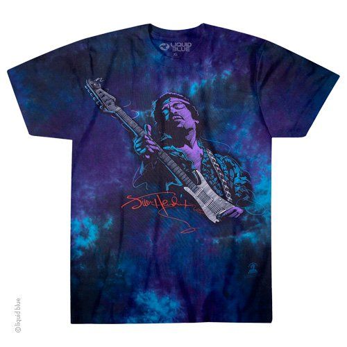 Jimi Hendrix Soul Power Tie-Dye T-Shirt, Size: Small