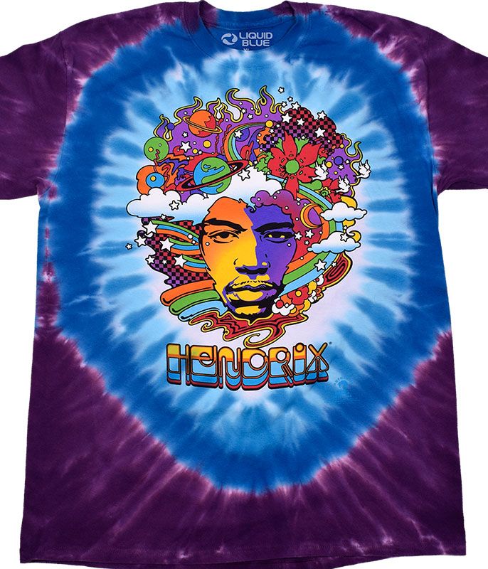 Jimi Hendrix - Jimi Mod Tie-Dye T-Shirt, Size: Small