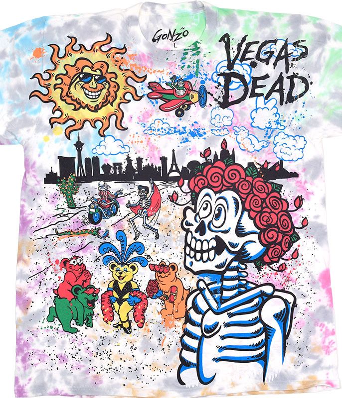 Grateful Dead Gonzo Tie-Dye T-Shirt
