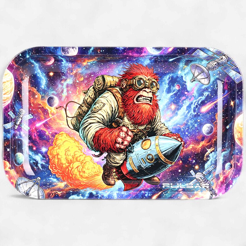 Pulsar Metal Rolling Tray | Bigfoot Blast | 11"x7"