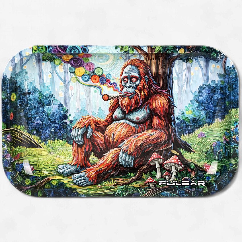 Pulsar Metal Rolling Tray | Bigfoot Break-Time | 11"x7"