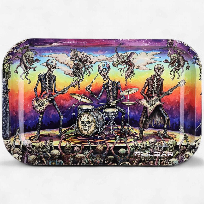 Pulsar Metal Rolling Tray | Give the Drummer Some | 11"x7"