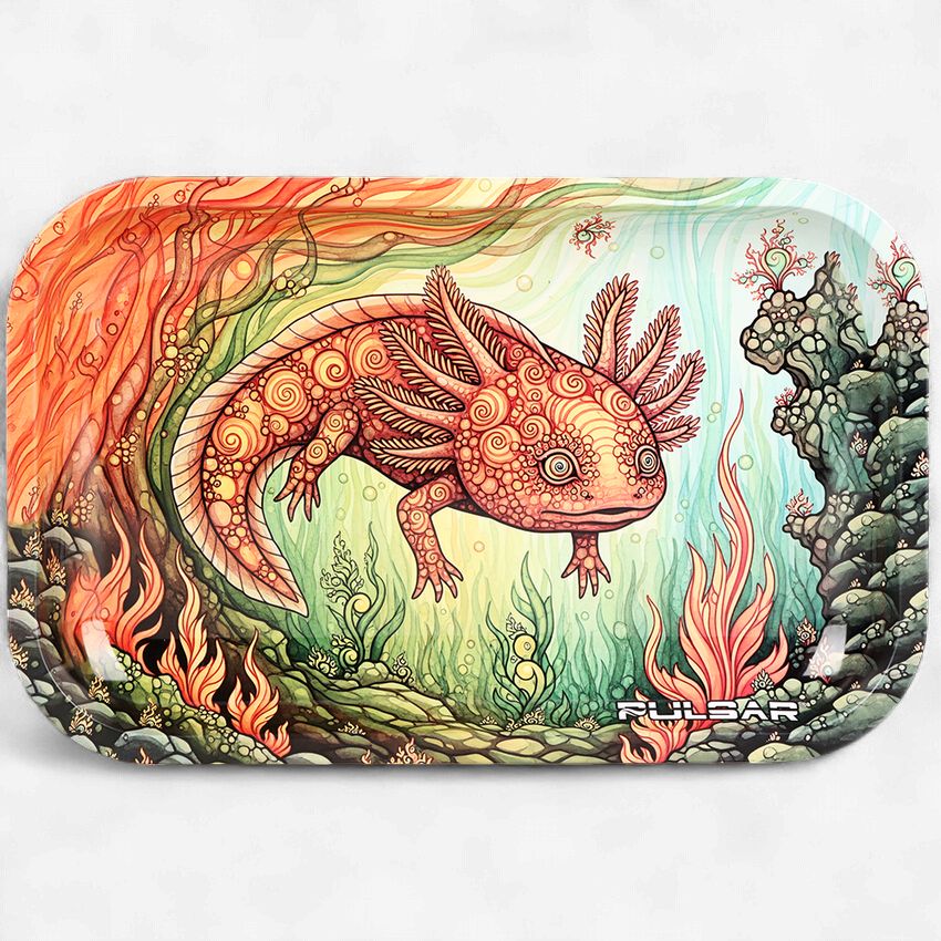 Pulsar Metal Rolling Tray | Hellbender | 11"x7"