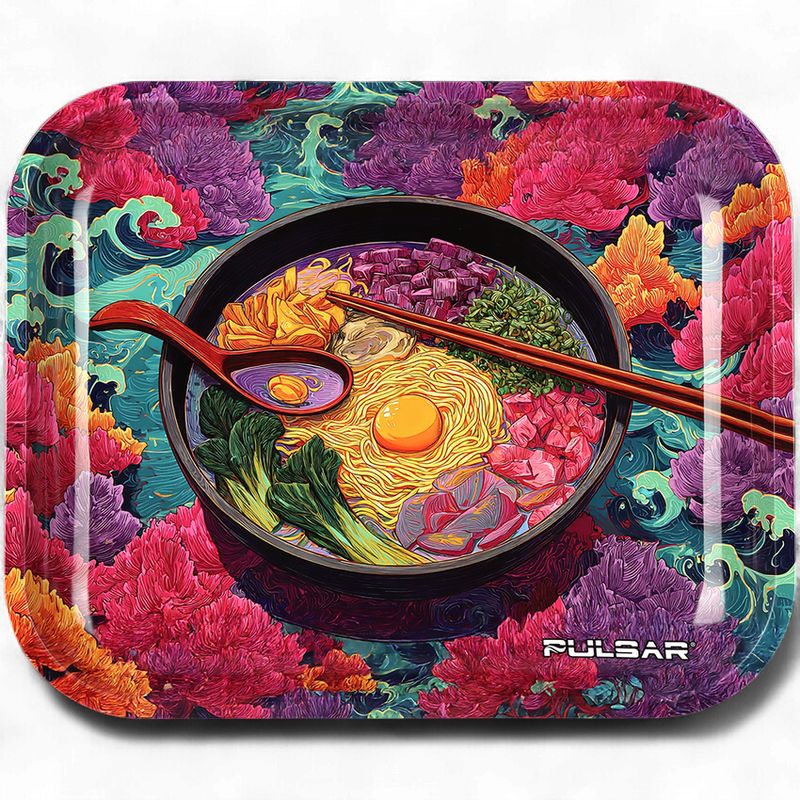 Pulsar Large Metal Rolling Tray | Ramen Time | 13"x11"