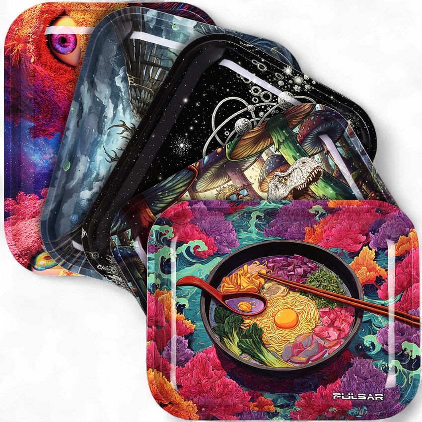 Grateful Dead x Pulsar Large Metal Rolling Tray | Sunset Dance | 13"x11"