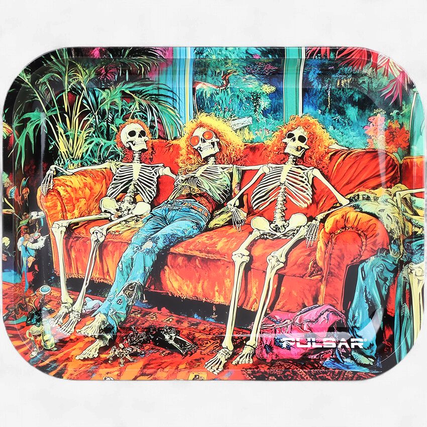 Pulsar Large Metal Rolling Tray | In Da Couch | 13"x11"