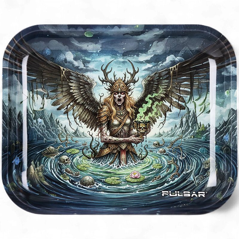 Pulsar Large Metal Rolling Tray | Mage Angel | 13"x11"