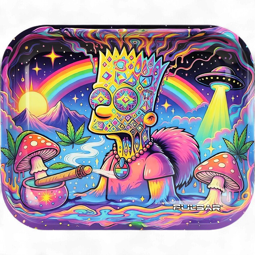 Pulsar Large Metal Rolling Tray | Bent Bartholomew | 13"x11"