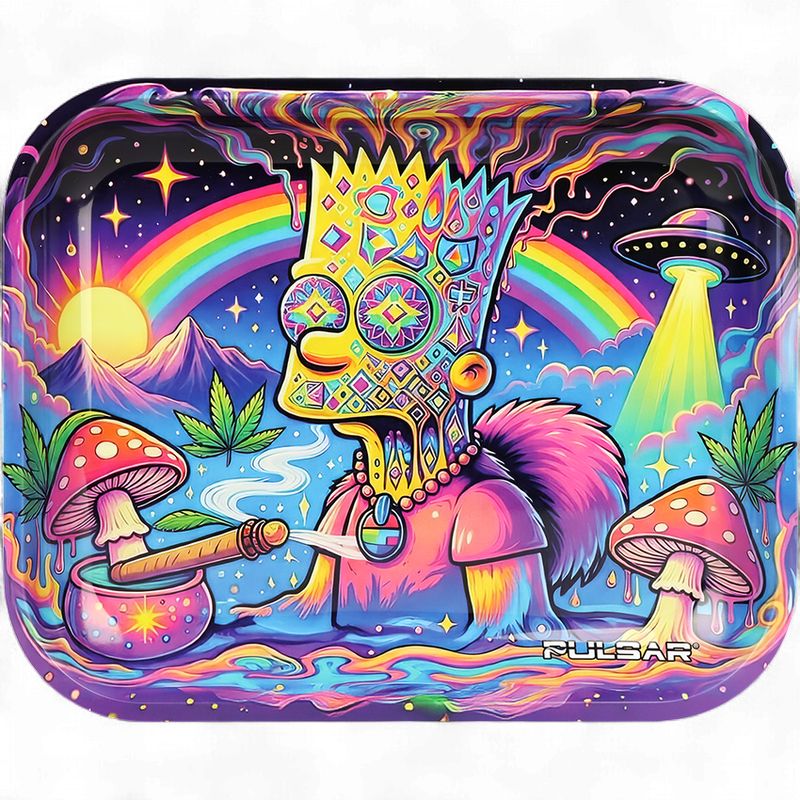 Pulsar Large Metal Rolling Tray | Bent Bartholomew | 13"x11"