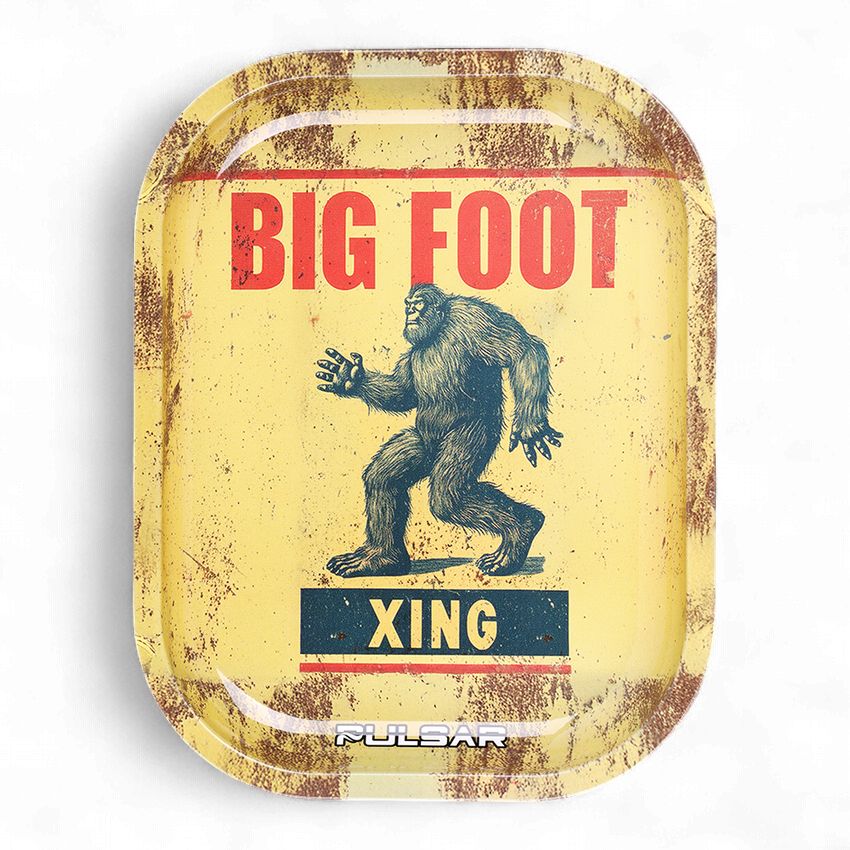 Pulsar Mini Metal Rolling Tray | Bigfoot Crossing | 7"x5.5"