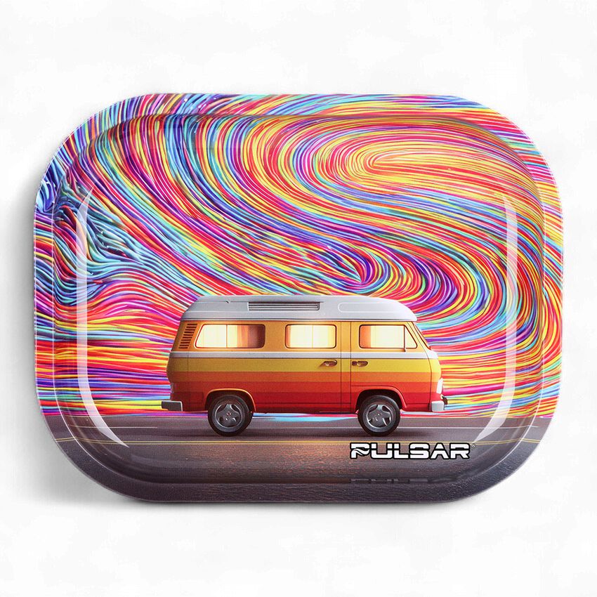 Pulsar Mini Metal Rolling Tray | Camper Flow | 7"x5.5"