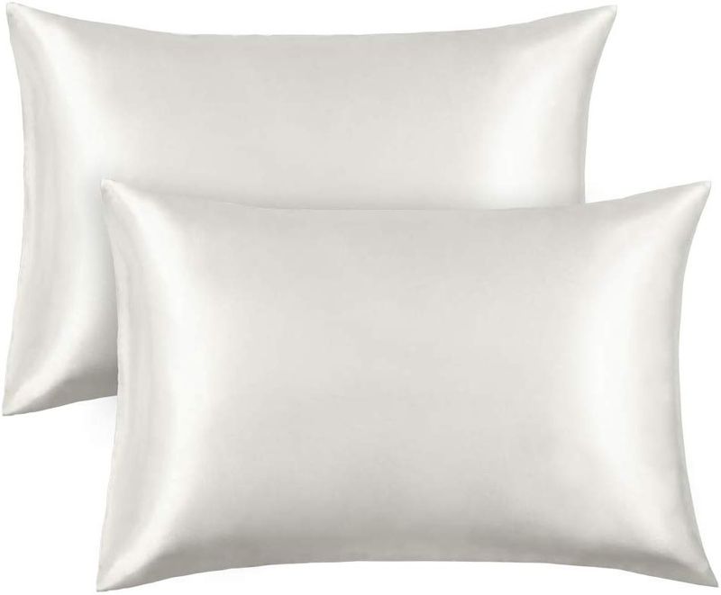 Ensembles de 2 taies d&#39;oreillers en satin