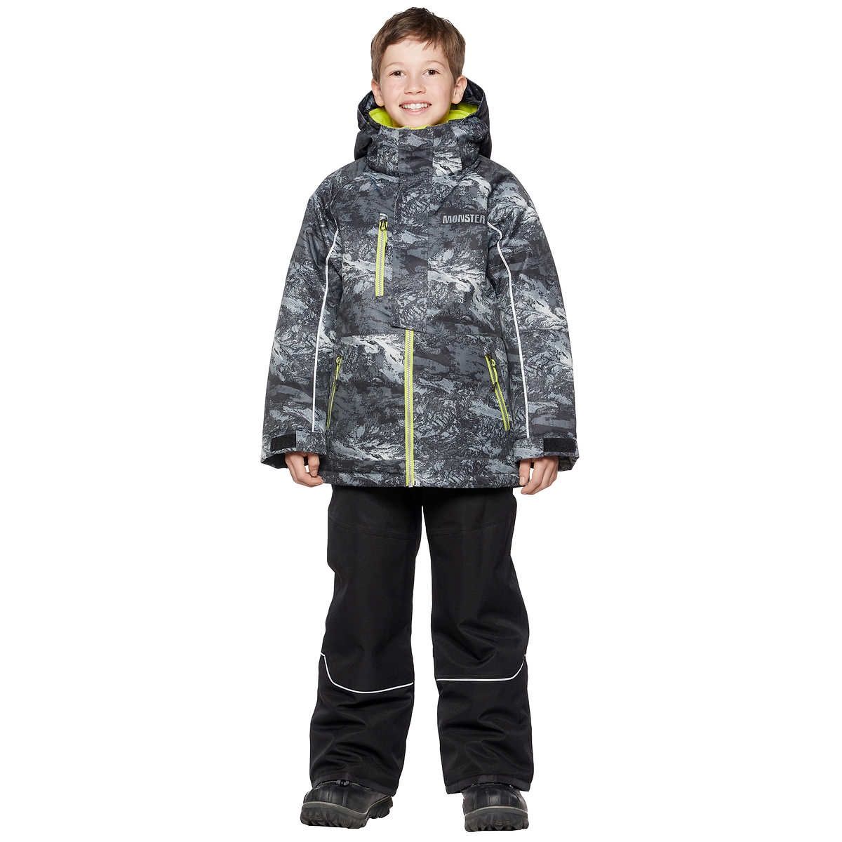 Habit De Neige Garçons - Camo Noir