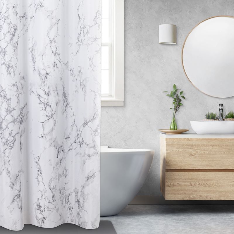 Rideaux de douche en tissu imprimé - Marbre