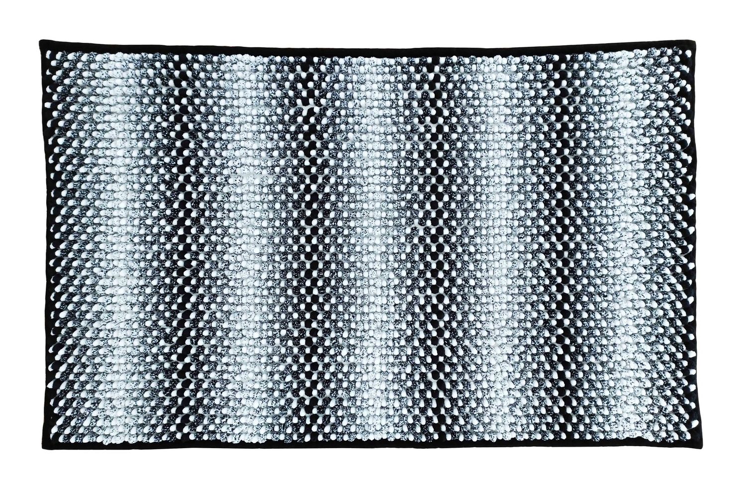 Tapis de Bain en Chenille - Cosmo, Colour: Noir