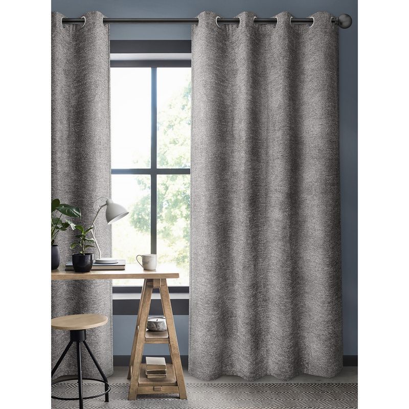 Rideau Thermique Assombrissant En Chenille - 2 panneaux