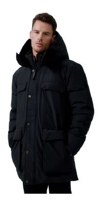 Mens Borealis Parka - Black