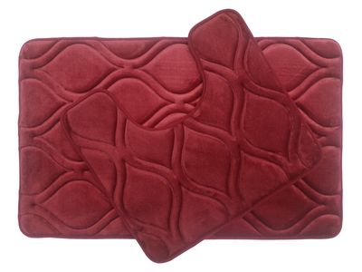 Memory Foam Bath Mat Set 2 pcs - Genia