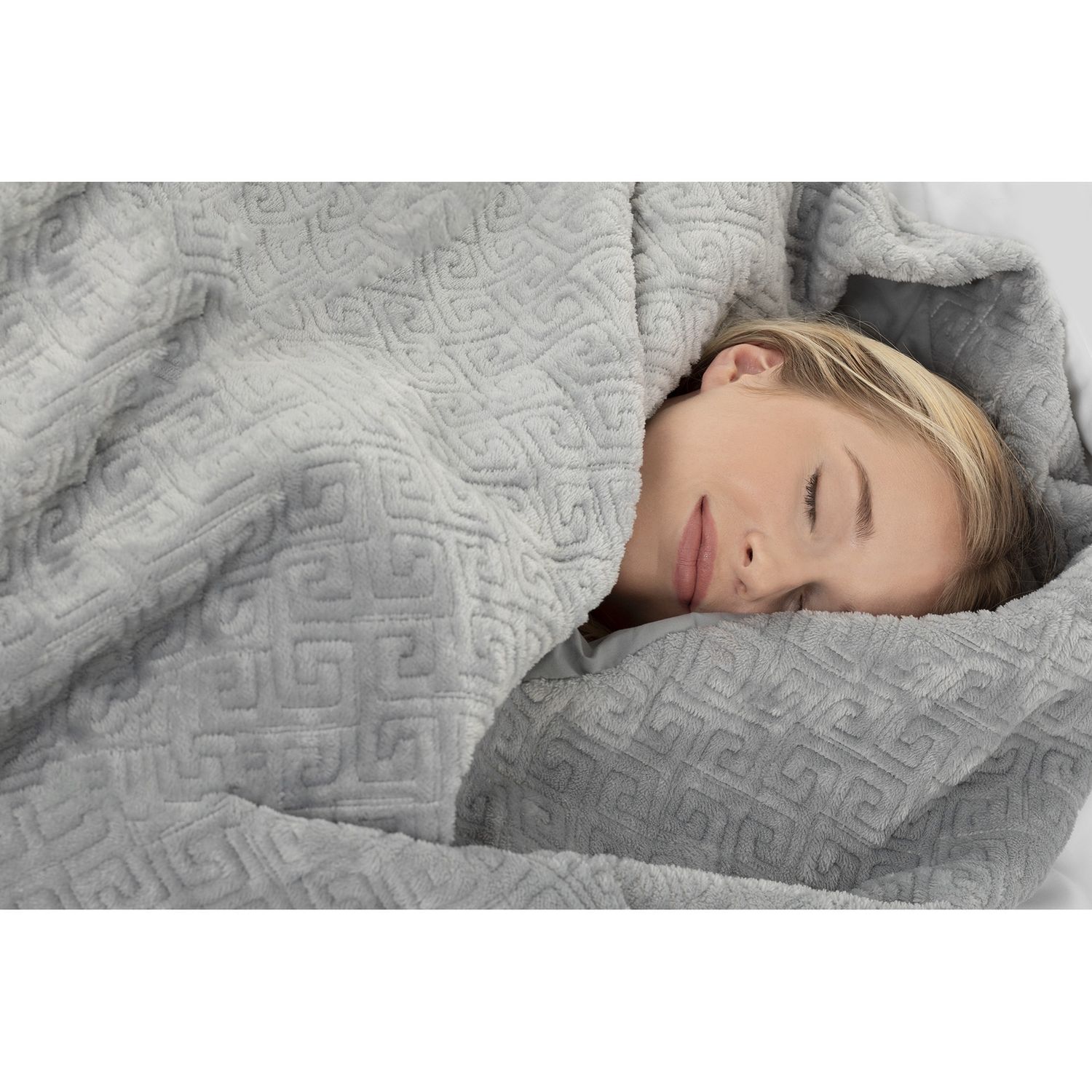Couverture Lestée - 15 lbs - Gris