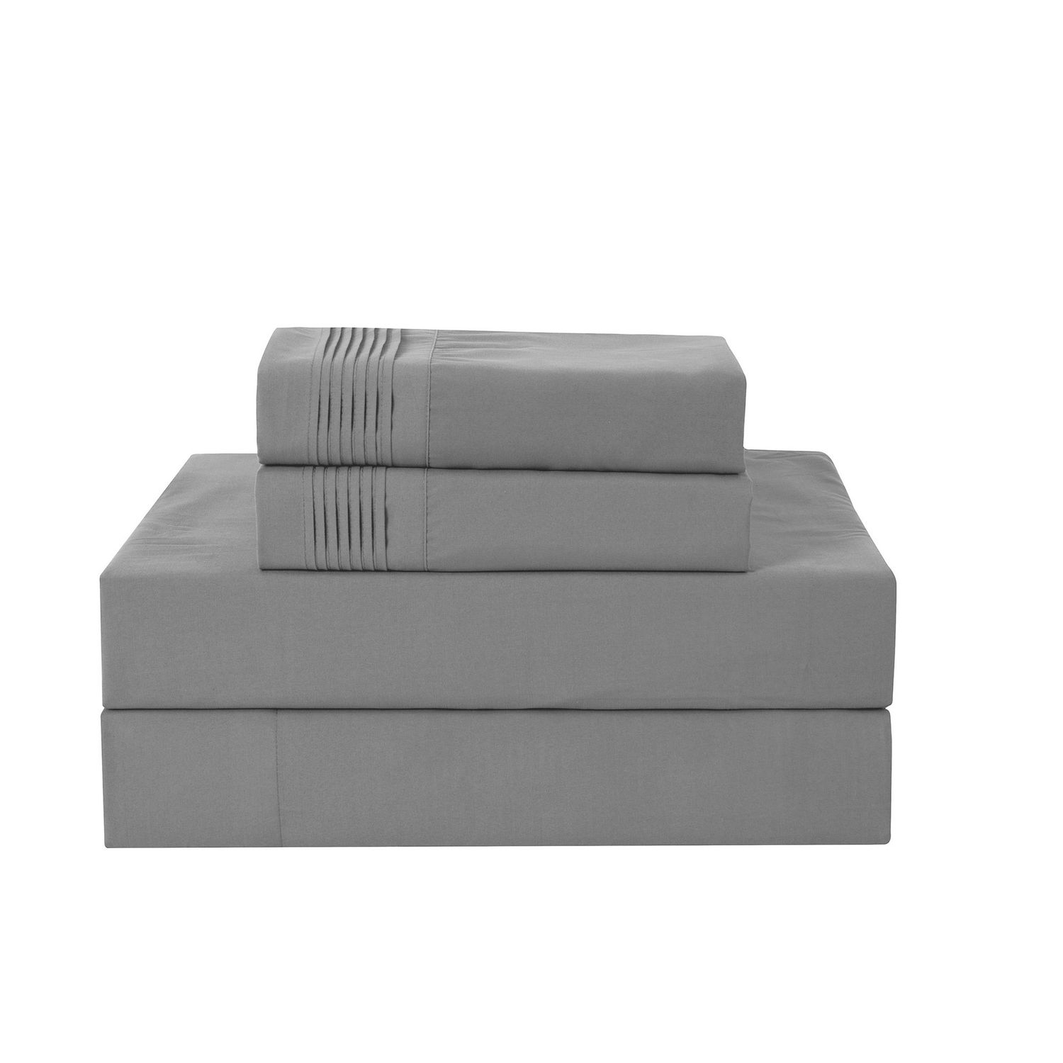 Bamboo Comfort Plus Sheet Sets, Light Grey: Gris pâle, Size: Queen