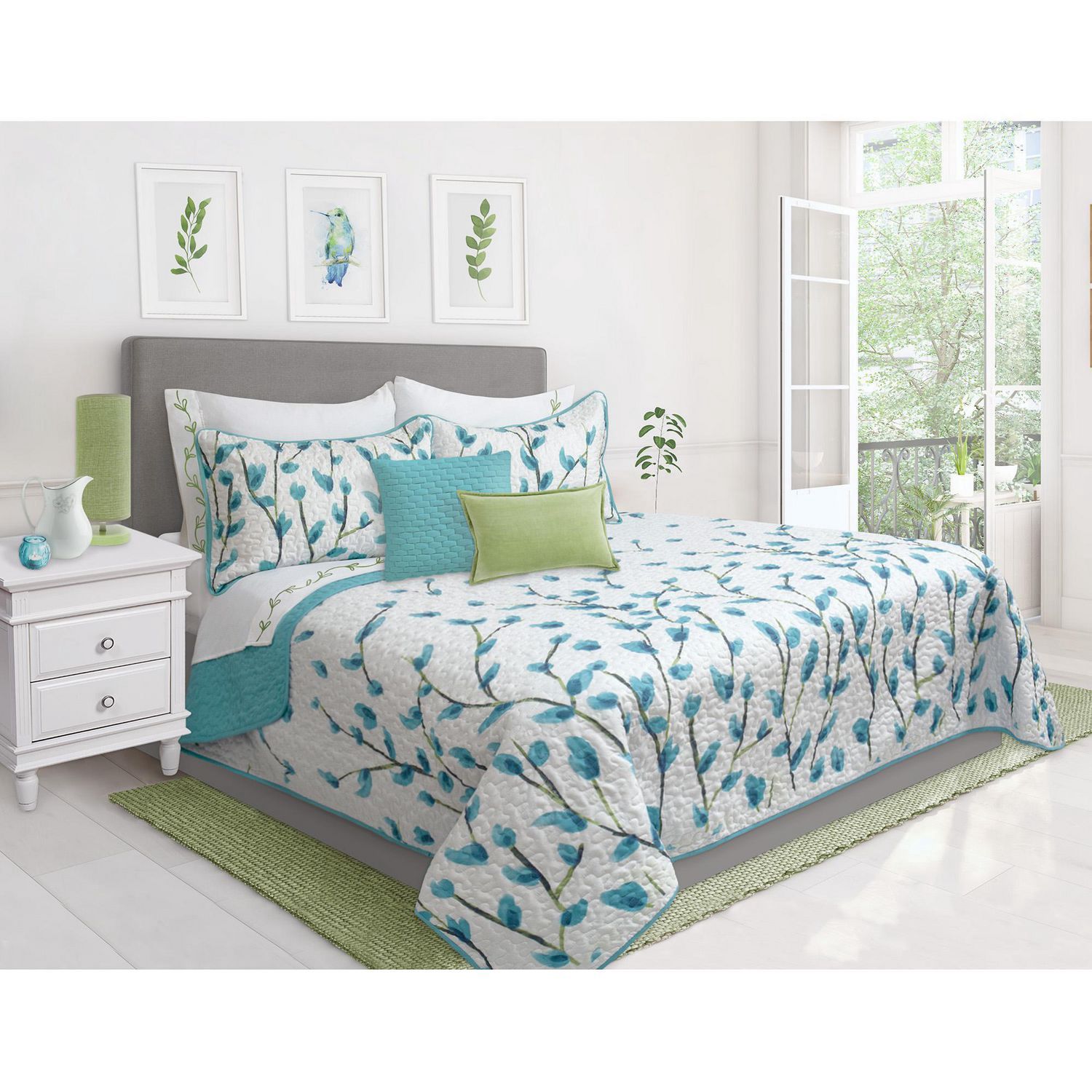 Daphne ensemble de courtepointe 2 ou 3 mcx, Size: King