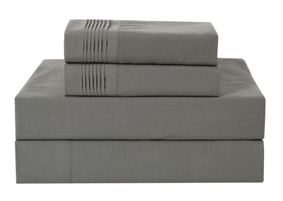 Bamboo Comfort Plus Sheet Sets, Light Grey: Gris, Size: Double