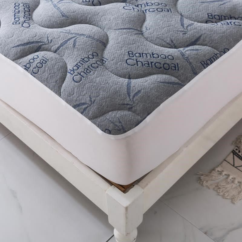 Couvre-matelas Bambou et Charbon Imperméable