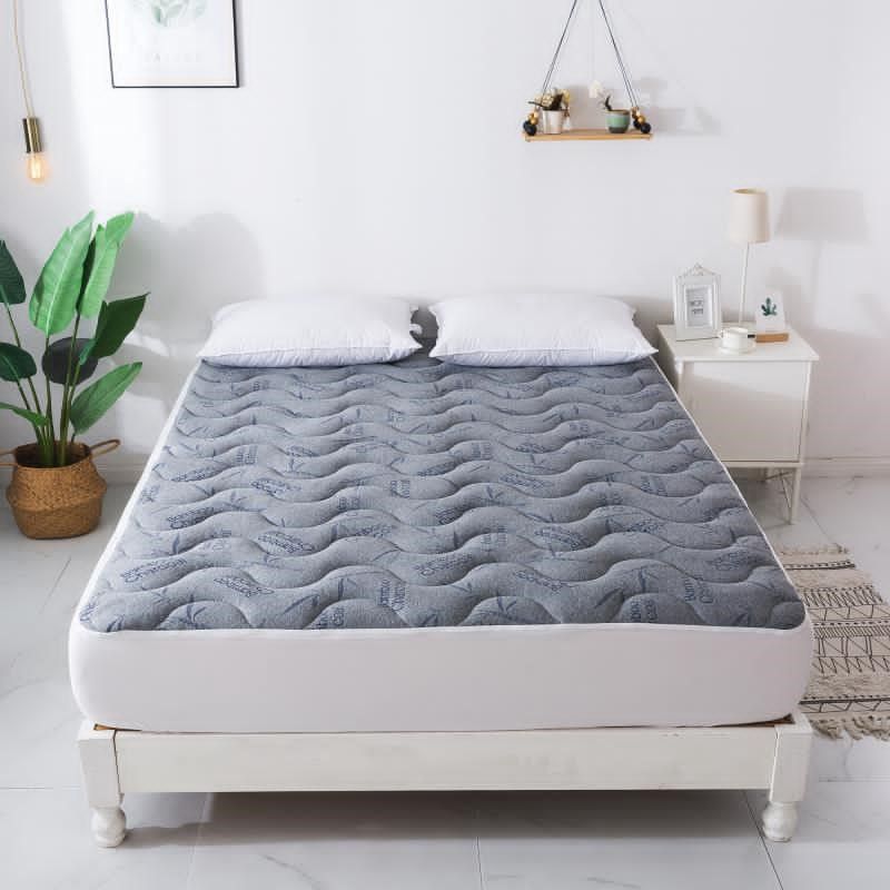 Couvre-matelas Bambou et Charbon Imperméable