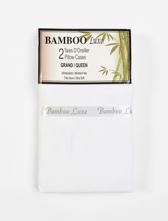 Bamboo Luxe 2 Pillowcases - White