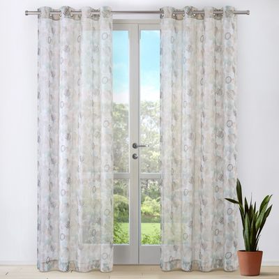 Rideau à œillets semi-transparent - Urban Sarcelle Rideau à œillets semi-transparent - Urban Sarcelle