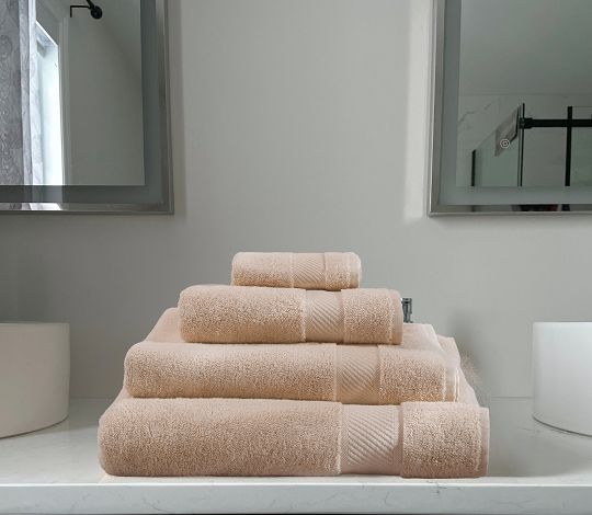 Ensemble de serviettes 4 mcx -  Rose Pâle