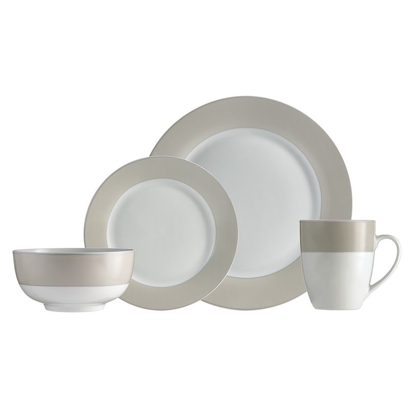 Ensemble de service de table  16 Mcx - Taupe Band