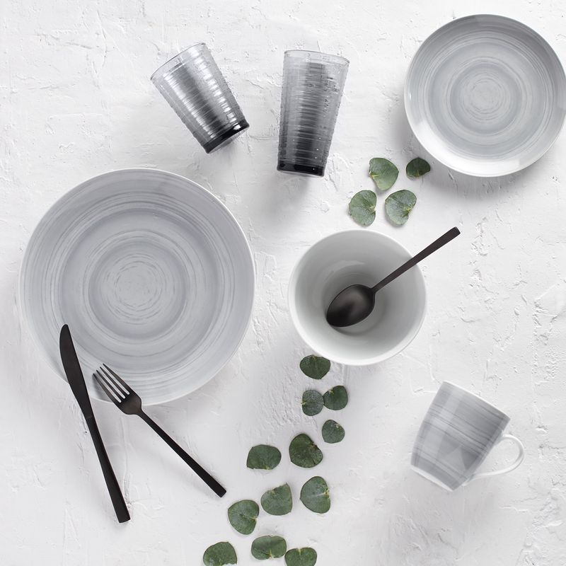 Ensemble de service de table  16 mcx - Pierre Grise