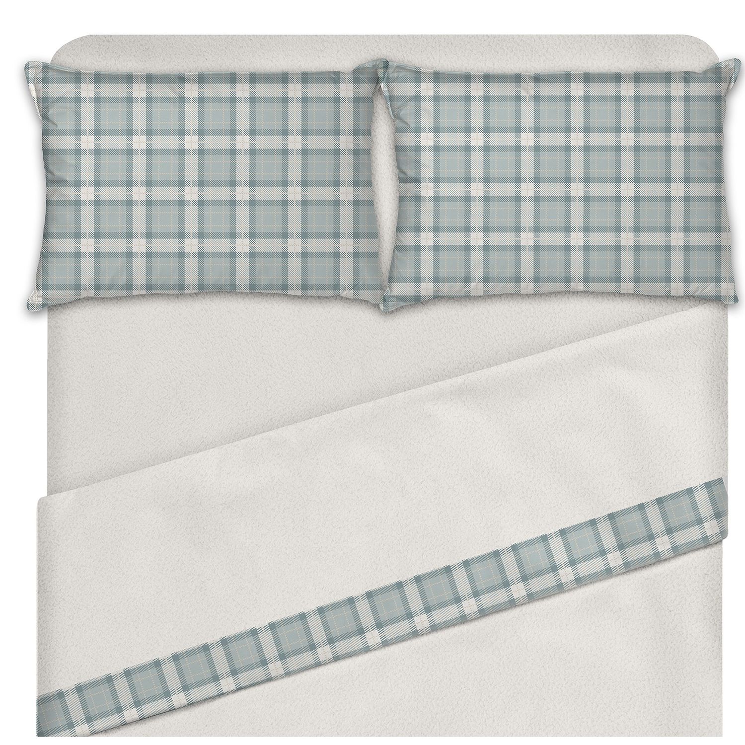 Draps Santé - Carreaux paisibles Ivoire