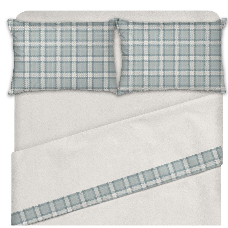 Draps Santé - Carreaux paisibles Ivoire