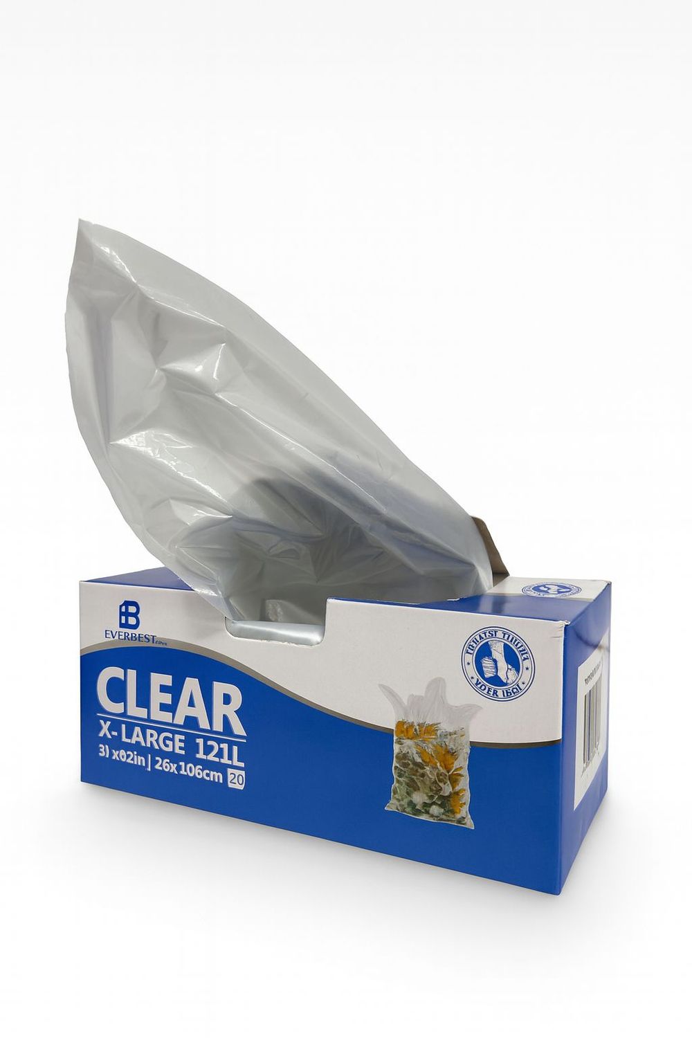 Sacs multi-usages transparents - 121L