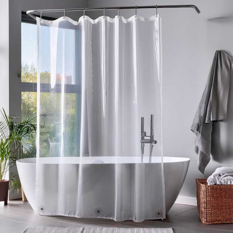 Doublure rideau de douche transparent