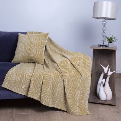 Ensemble Housse de Coussin Et Jeté -Lillian Ensemble Housse de Coussin Et Jeté -Lillian