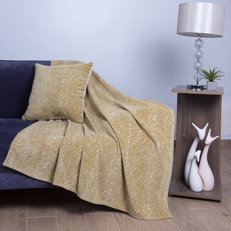 Ensemble Housse de Coussin Et Jeté -Lillian Ensemble Housse de Coussin Et Jeté -Lillian