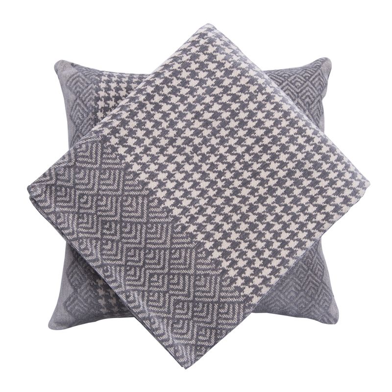 Ensemble Housse de Coussin Et Jeté - Nora