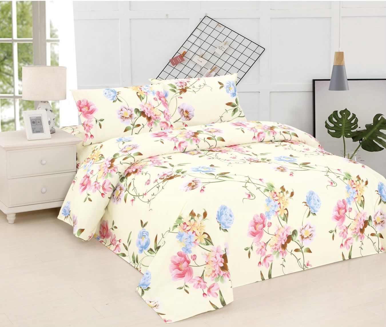 Printed 3 pc Duvet Cover, Print: Housse_31, Size: Queen