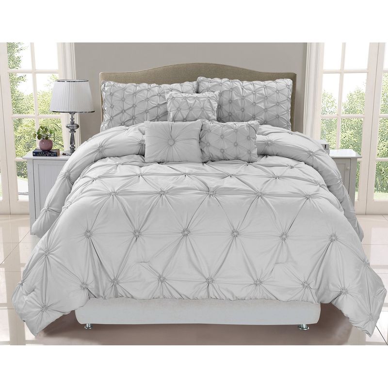 7-Piece Comforter Set Chateau Gray 7-Piece Comforter Set Chateau Gray